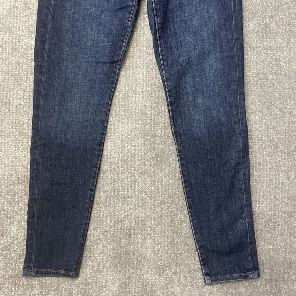 Banana Republic Jeans Womens 27 Skinny Dark Wash Stretch Denim Pants Blue Casual - Picture 3 of 12